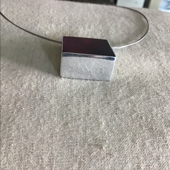 Necklace with reversible color pendant - Picture 4 of 6